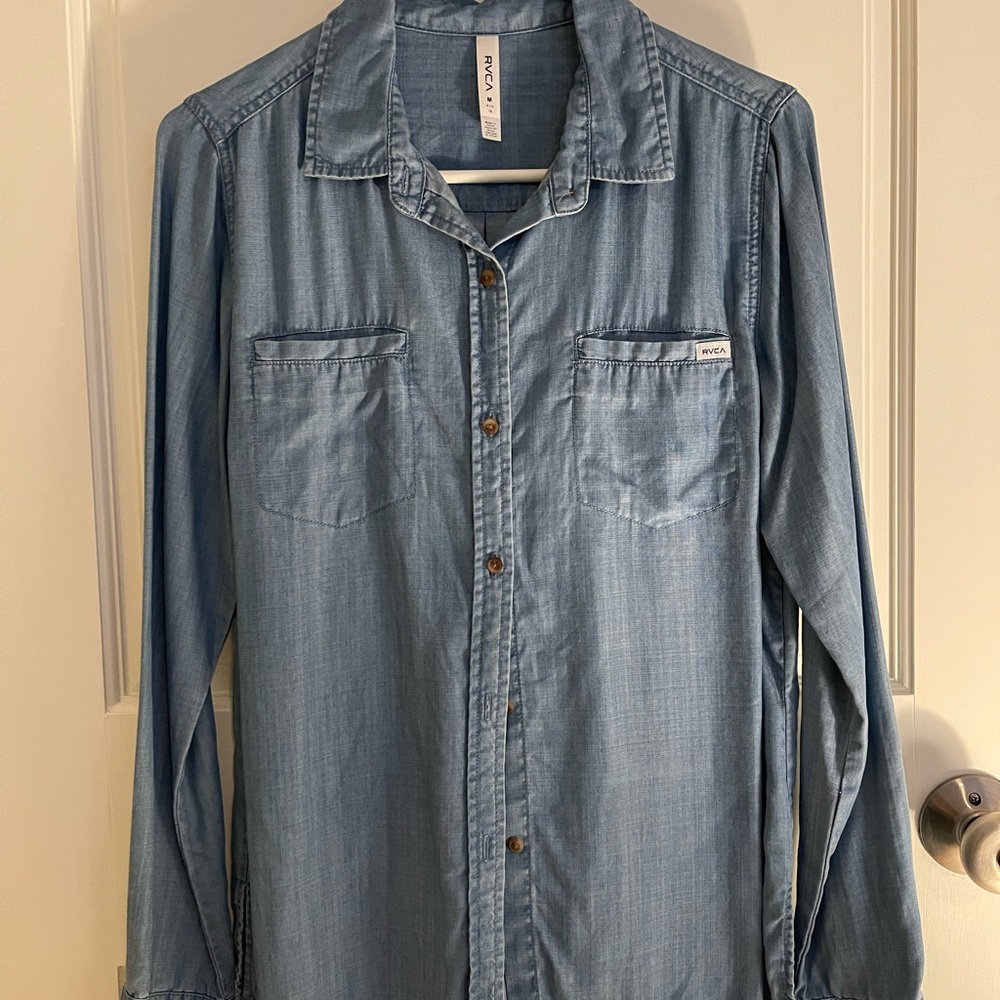 RVCA chambray button down